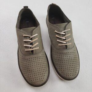 Merrell Around Town Lace Up Oxford Womens 8 Green Suede Comfort Casual Shoe